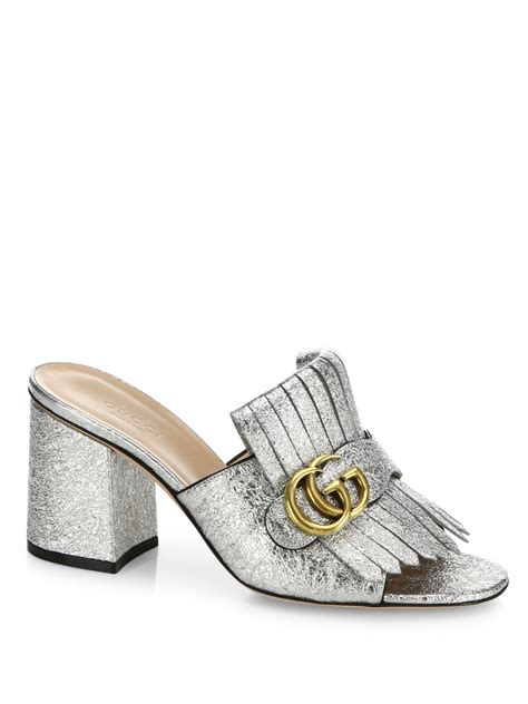 gucci kiltie mules|Gucci Mules for Women .